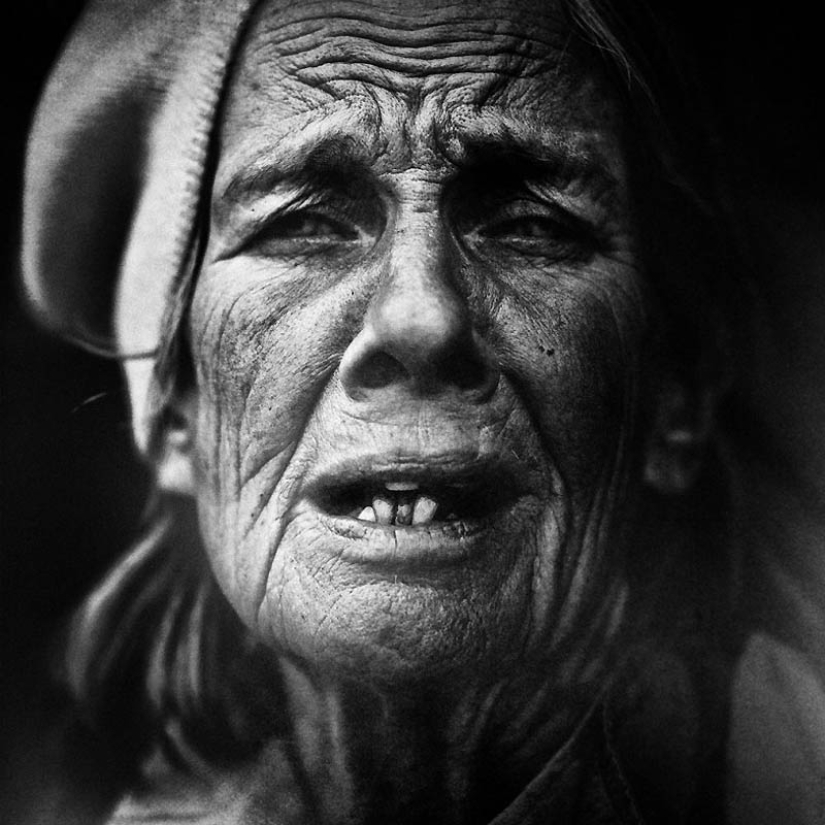 Portraits of the homeless by photographer Lee Jeffries