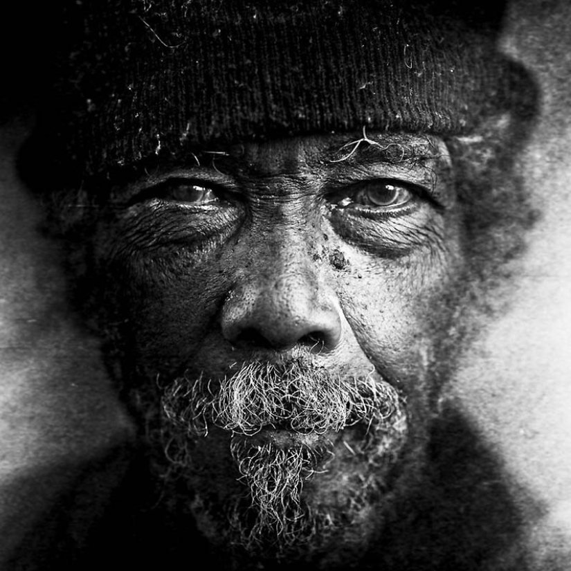 Portraits of the homeless by photographer Lee Jeffries