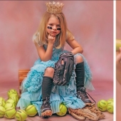 Princesses in cleats: a mother from Alabama made an unusual photo project about girls and their right to choose