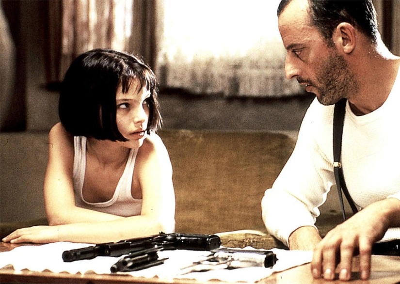 Pruebas de pantalla de la joven Natalie Portman y el final alternativo de la película "Leon»