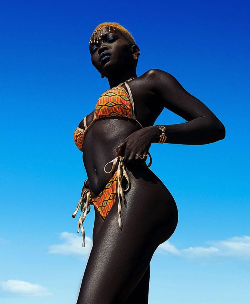 Queen of Darkness: dark-skinned beauty made a splash in the fashion world