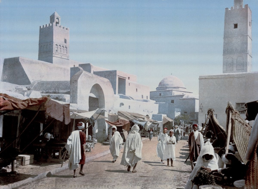 Rare color shots from Tunisia at the turn of the XIX-XX centuries