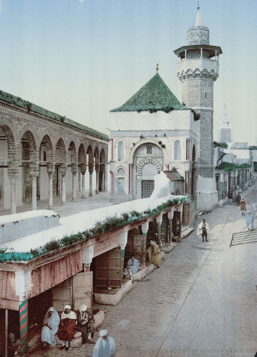 Rare color shots from Tunisia at the turn of the XIX-XX centuries