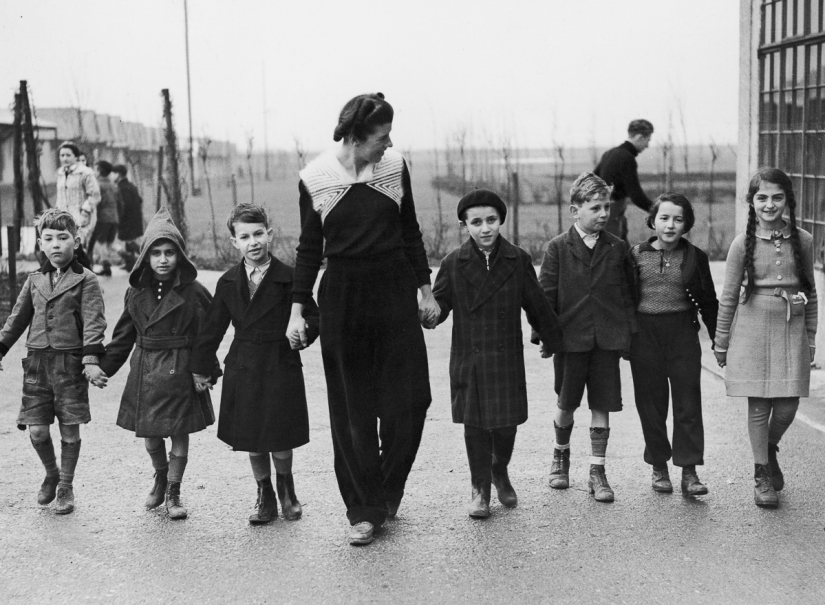 Rare pictures of the British special operation to save children during the Holocaust