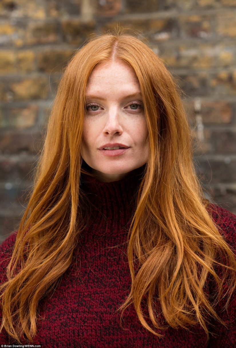 Red-haired beauty: the photographer gathered red-haired beauties from all over the world in the project