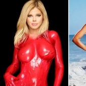Red is dangerous: beauty Donna D'Errico from "Rescuers of Malibu" looks amazing at 51