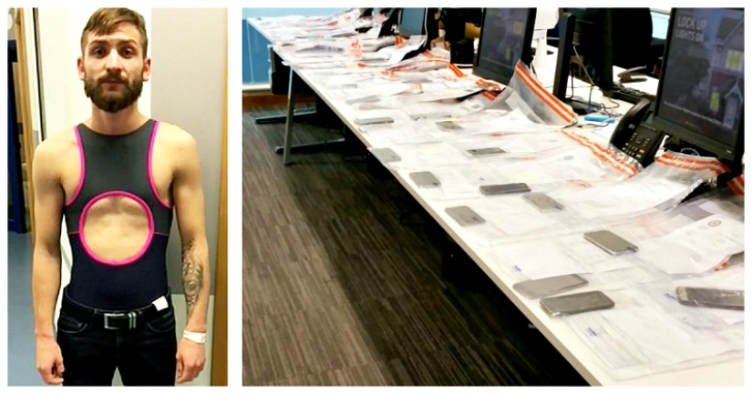 Registros en rumano: un carterista robó 53 teléfonos en una noche usando un traje de baño