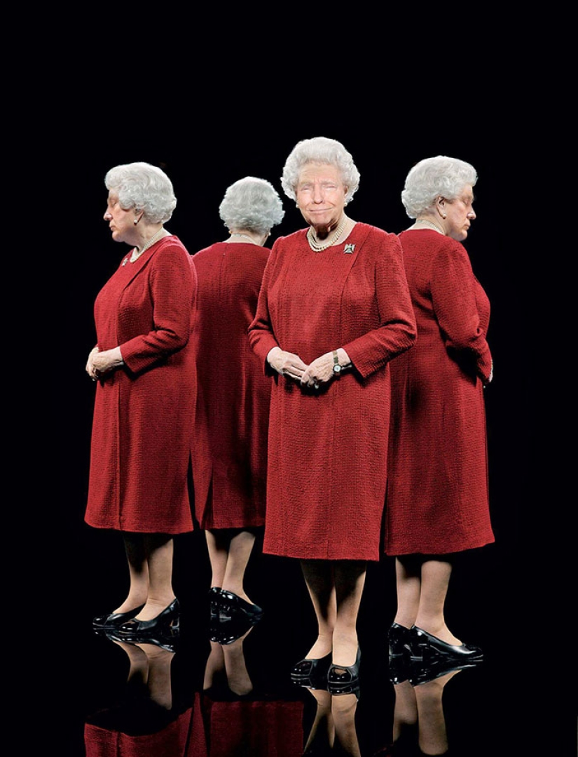Reina Trump: Diseñador crea collages de imágenes de Donald Trump y la reina Isabel