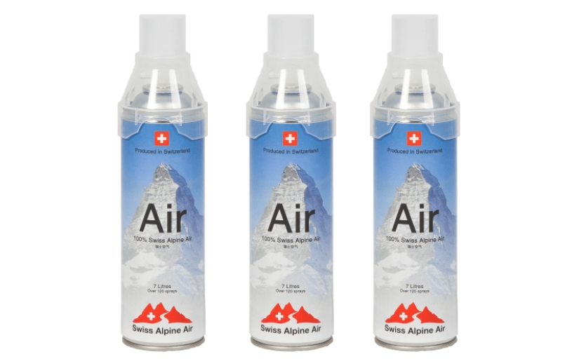 Respira más profundo: empresa suiza vende aire enlatado