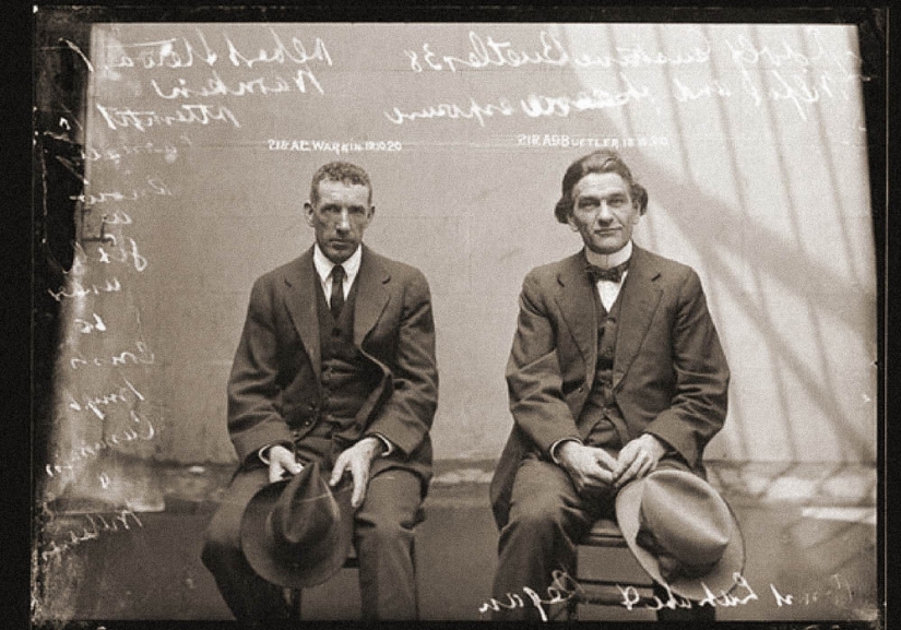 Retratos de criminales de la década de 1920