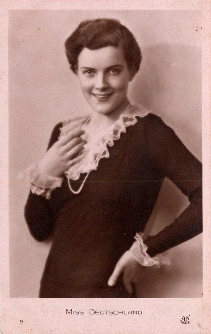 Retro beauties from the Miss Europe — 1930 contest