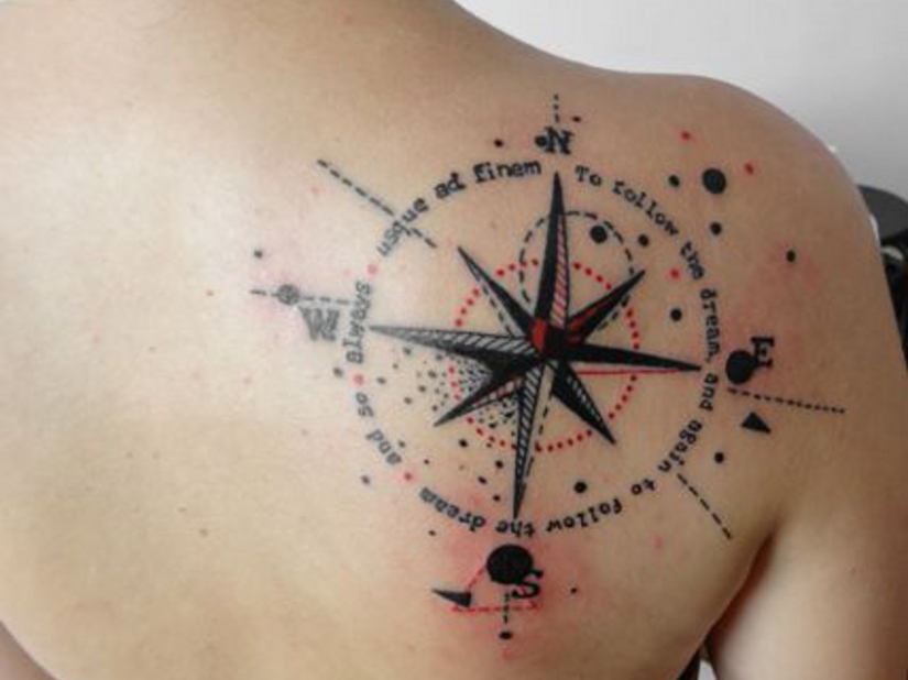 Ringer impale me..., or Why you don't need to decorate yourself with a tattoo with stars