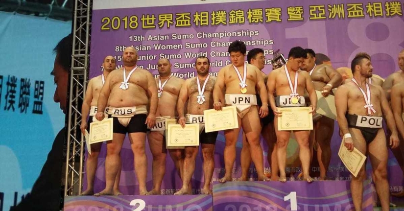Rusia ganó el Campeonato Mundial de Sumo