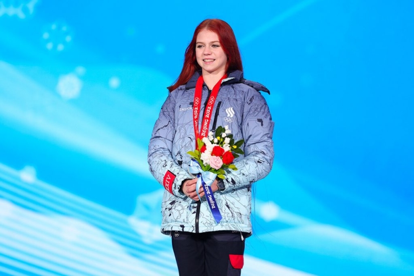 Russian medalists at the 2022 Winter Olympics in Beijing