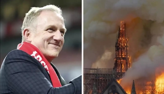 Salma Hayek's husband will give 100 million euros to restore the burnt-down Notre Dame Cathedral