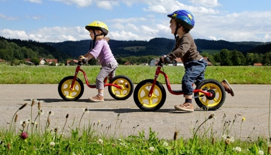 Salvemos nuestros codos: Por qué a su hijo le falta una bicicleta para correr