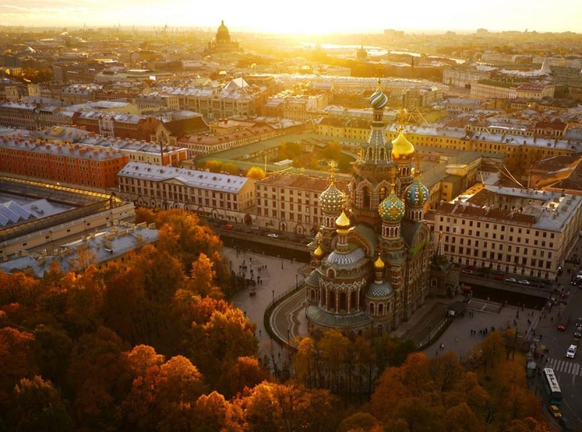 San Petersburgo-vista superior