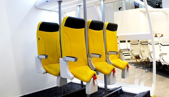 "Súbete a la silla y vuela de pie": aparecerán lugares de pie en las aerolíneas de bajo costo "Súbete a la silla y vuela de pie": aparecerán lugares de pie en las aerolíneas de bajo costo