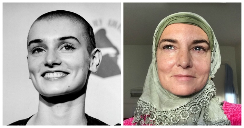 Scandalous Irish singer Sinead O'Connor appeared on a TV show in an Islamic outfit