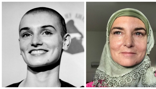 Scandalous Irish singer Sinead O'Connor appeared on a TV show in an Islamic outfit