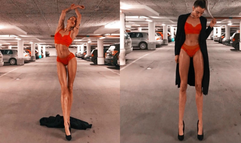 "Scandinavian goddess": Swedish model won the hearts of millions of men with meter feet