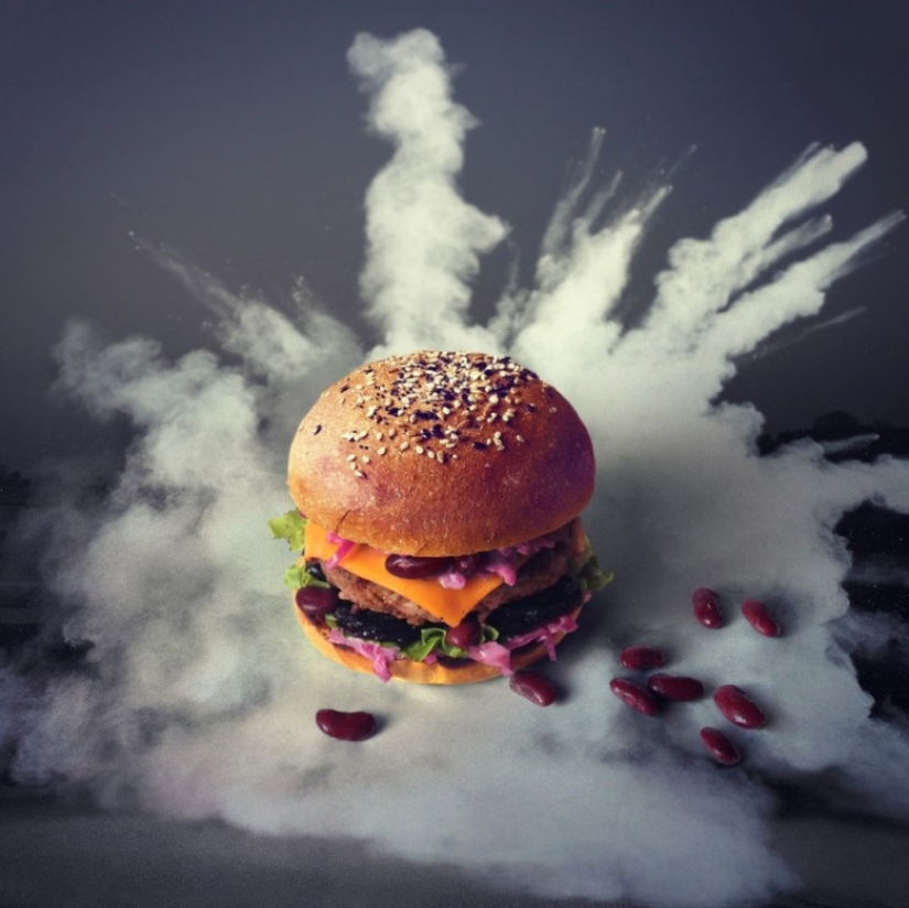 Scary hamburgers are better than scary pictures