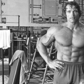 Schwarzenegger's son showed his biceps and reminded his father in his youth