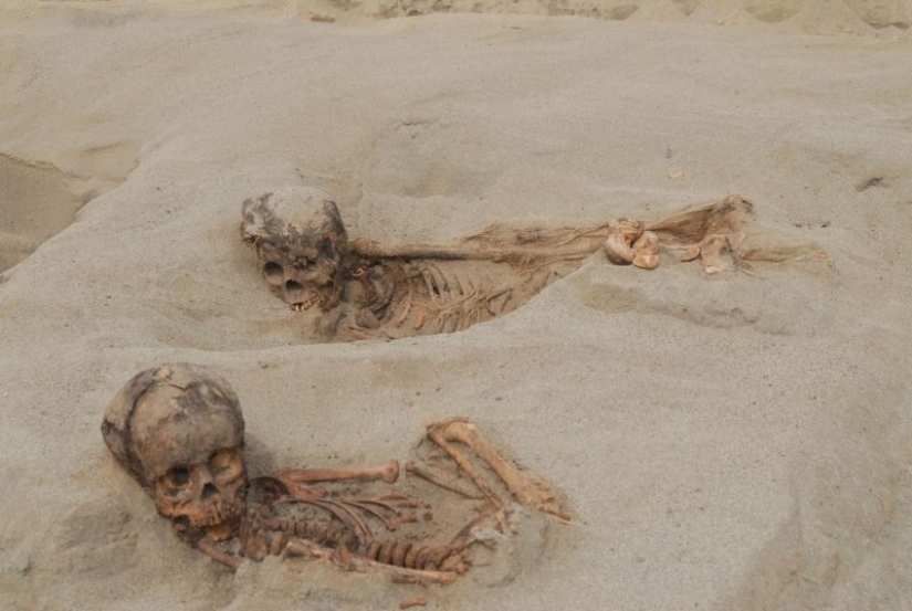 Scientists have uncovered the mass murder of children in northern Peru, which occurred in the XV century