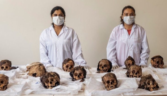 Scientists have uncovered the mass murder of children in northern Peru, which occurred in the XV century