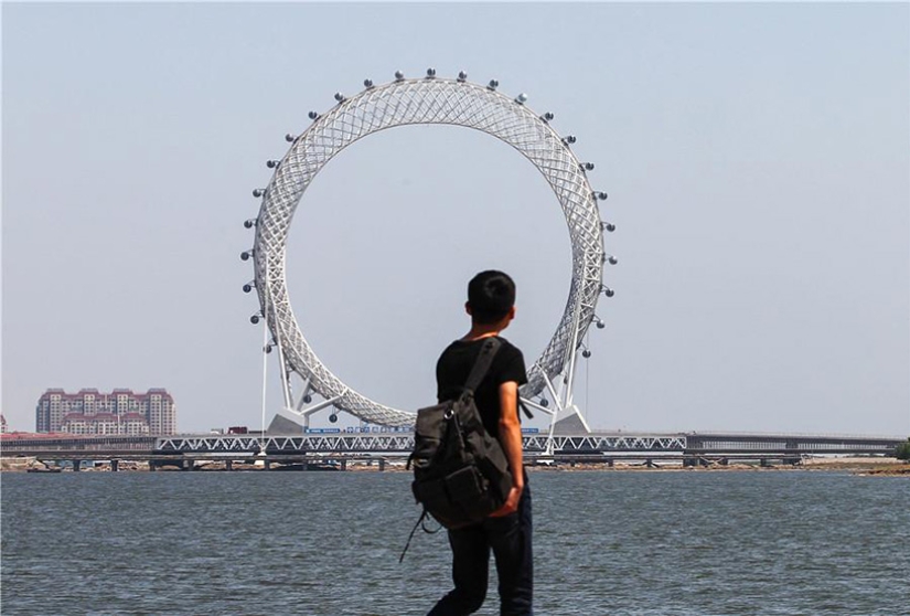 Se ha construido un milagro de ingeniería en China: una noria futurista sin ejes
