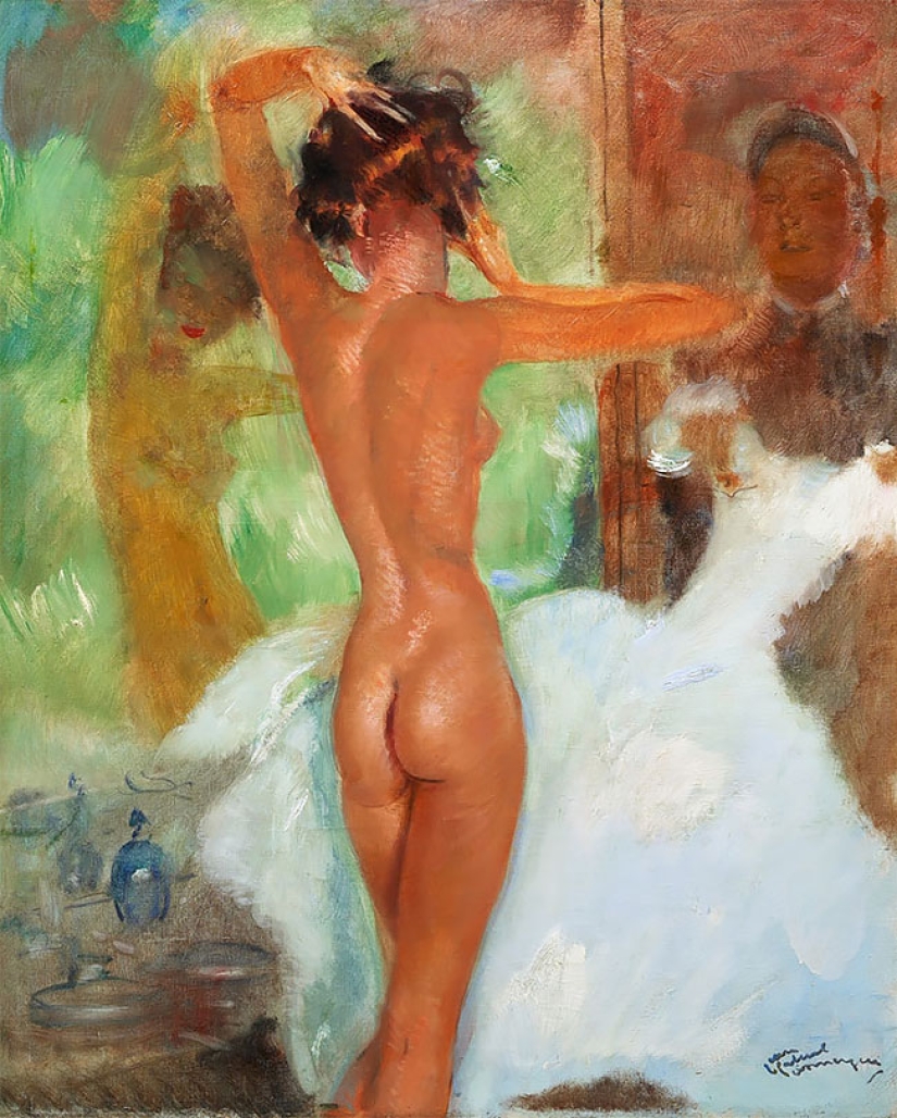 Seductive Parisian women in the paintings of French artist Jean-Gabriel Domergue