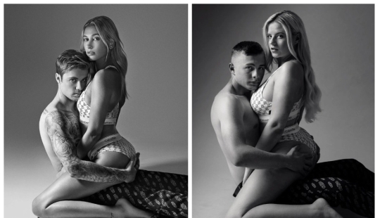 Sentimientos en exhibición: Tres parejas recrearon fotos íntimas de Justin y Hailey Bieber