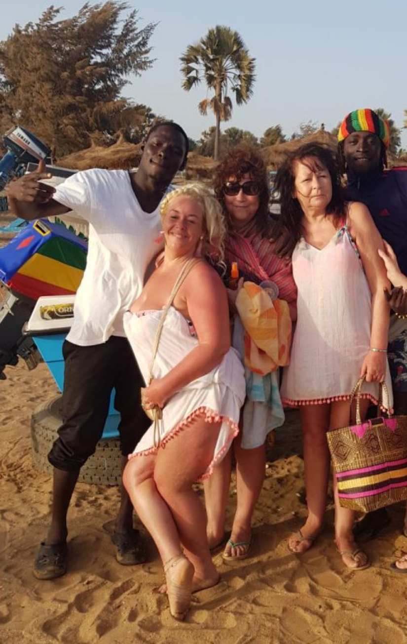 Sex paradise for voluptuous old ladies: why British pensioners go to the Gambia