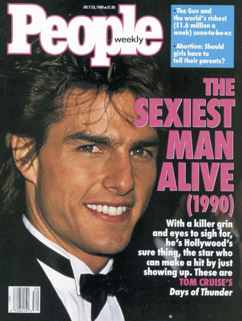 Sexiest Men According to People magazine from 1990 to 2017