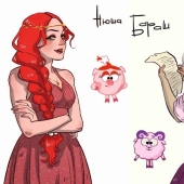 Sexy Nyusha and a strong-assed Lamb: fantasies on the theme of "Smesharikov"