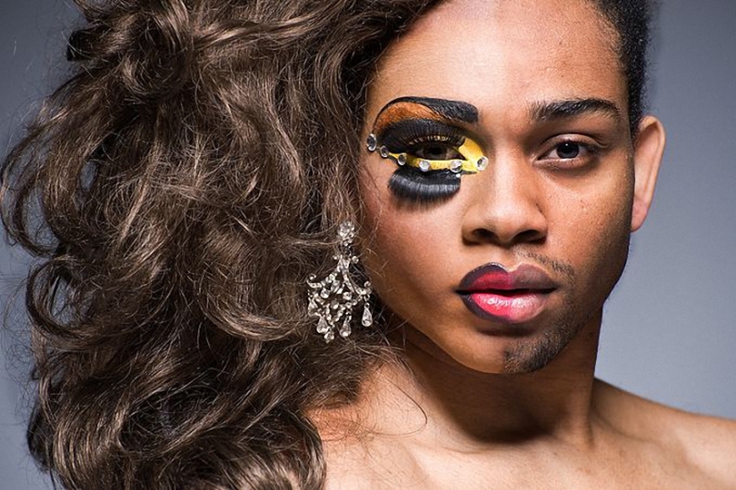 Show your face: Divas travestis con y sin maquillaje en el proyecto de Leland Bobb
