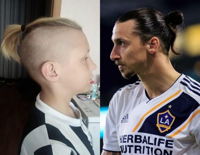 Siberian Zlatan Ibrahimovich: a Russian schoolboy has problems because of his hairstyle