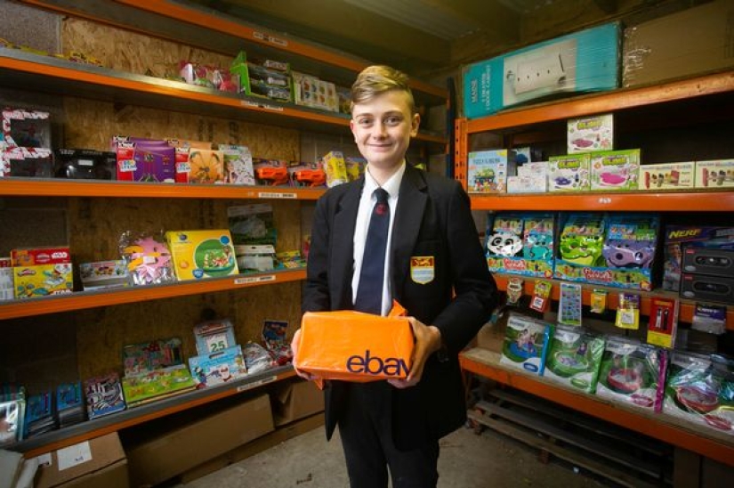 Siguiendo los pasos de los millonarios: un escolar de 14 años gana una buena suma en eBay