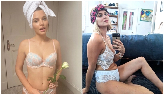 Sin adornos: bellezas glamorosas cargadas fotos a Instagram sin photoshop