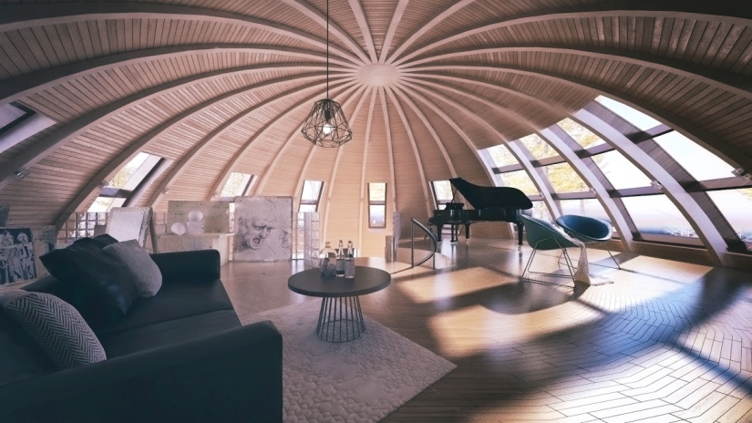 Skydome: casas abovedadas de Rusia