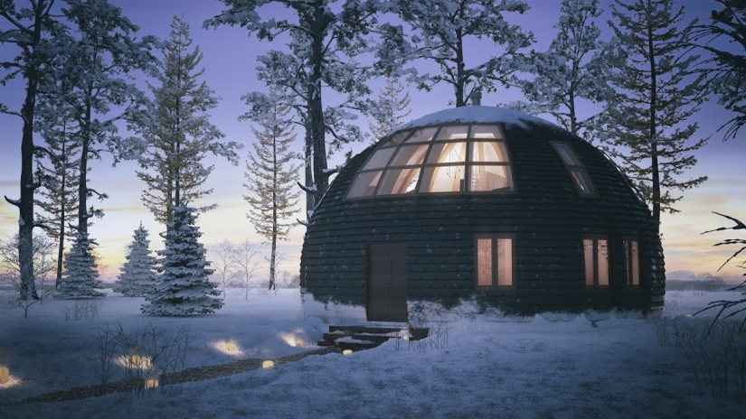 Skydome: domed houses from Russia