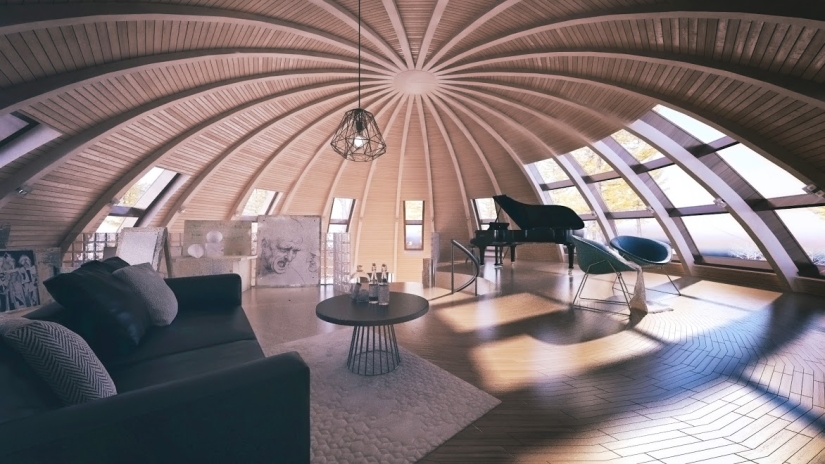 Skydome: domed houses from Russia