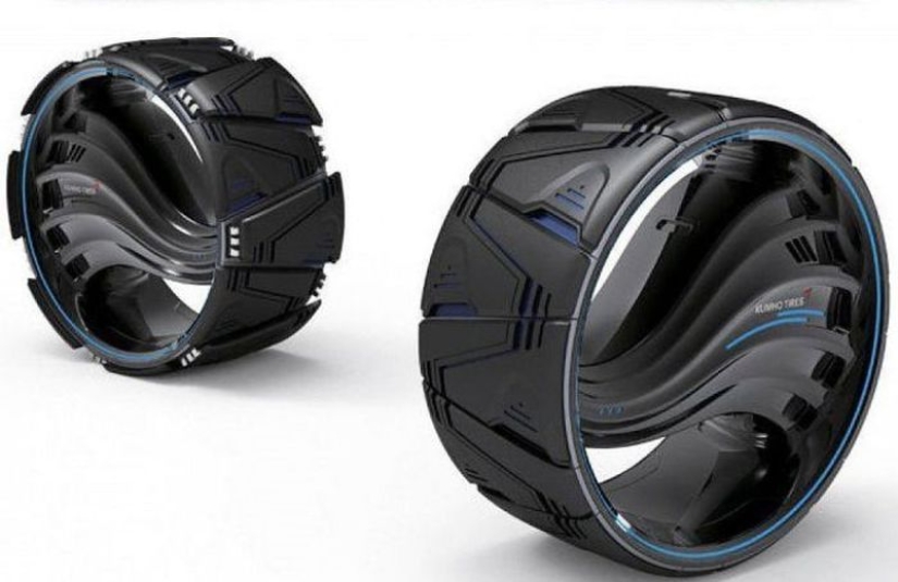 "Smart" wheels that adapt to the road and the weather