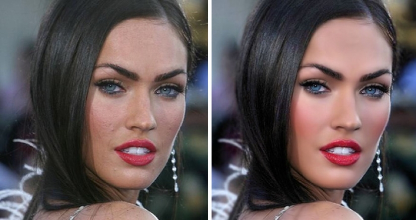 Solid deception: 25 photos of stars before and after photoshop