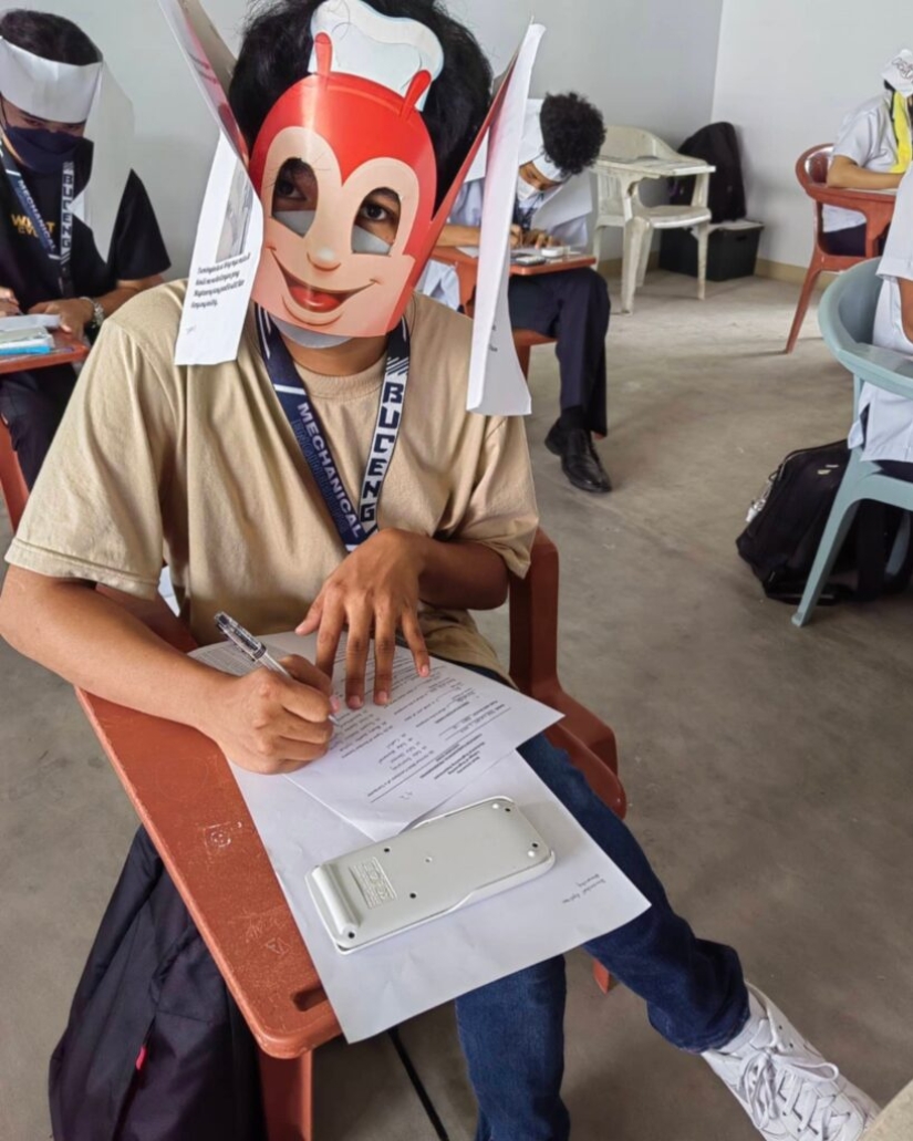 "Sombreros contra las trampas" Los estudiantes filipinos han conquistado Internet