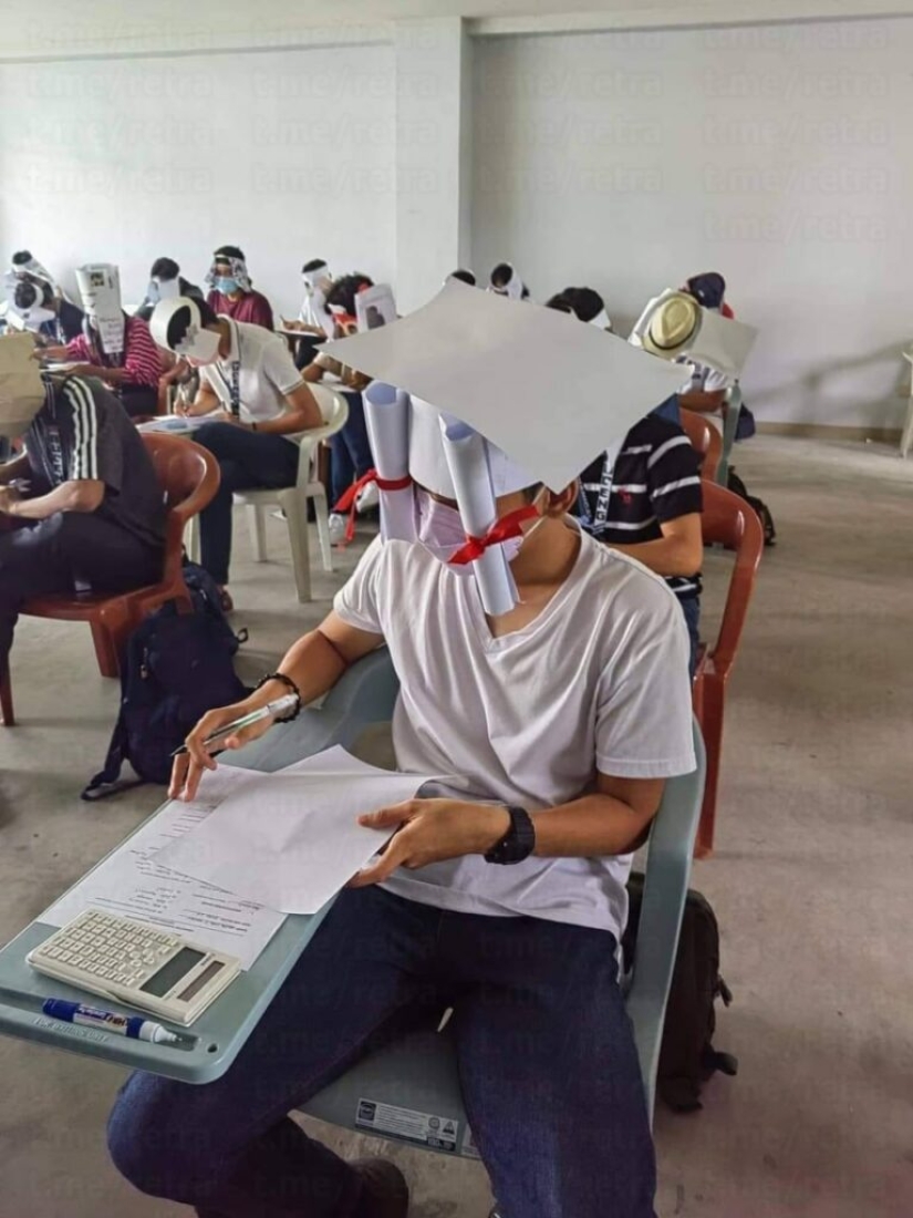 "Sombreros contra las trampas" Los estudiantes filipinos han conquistado Internet