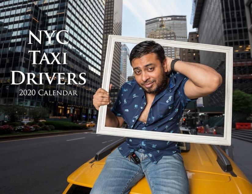 Sonrisa, Jefe! Un calendario inusual con fotos de taxistas de Nueva York ya está a la venta