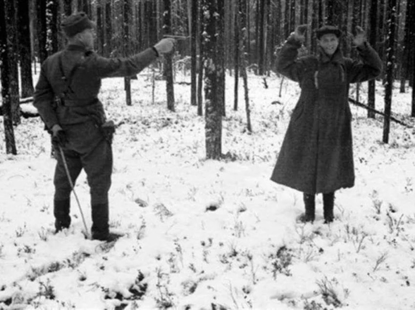 Soviet intelligence officer laughs before being shot — and other striking photos of the Second World War