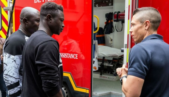 "Spider-Man" from Mali received documents and entered an internship in the fire brigade