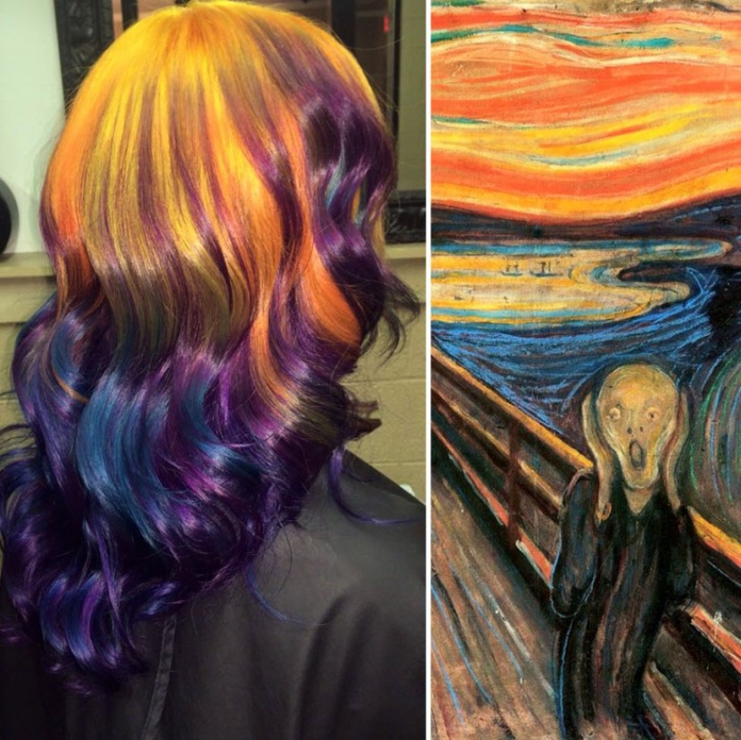 Stylist turns hairstyles into classic pieces of art